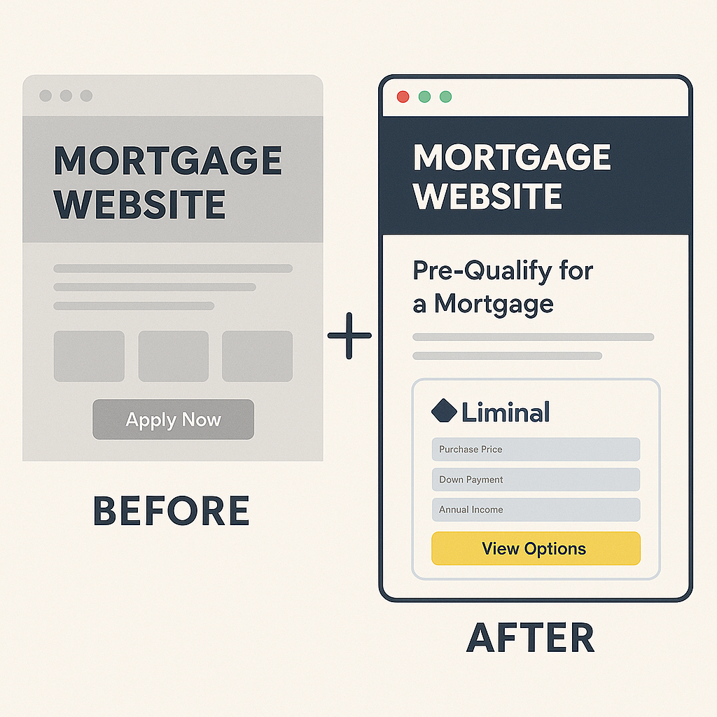 Website Transformation Before/After